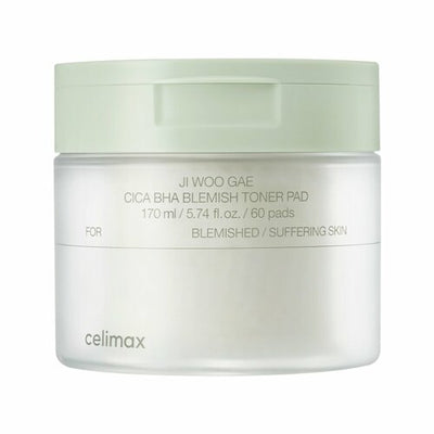 CELIMAX Ji Woo Gae Cica BHA Blemish Toner Pad 135ml 60ea.