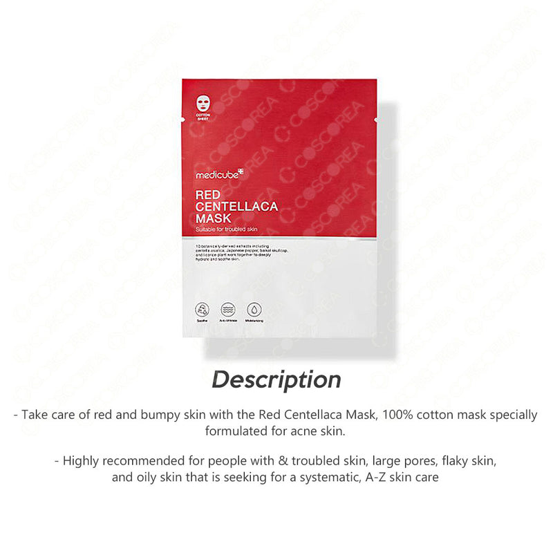 MEDICUBE Red Centellaca Mask 10ea.
