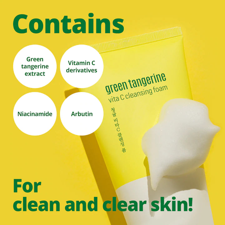 GOODAL Green Tangerine Vita C Cleansing Foam 150ml.