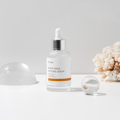 iUNIK New Black Snail Restore Serum 50ml Korean skincare Kbeauty Cosmetics