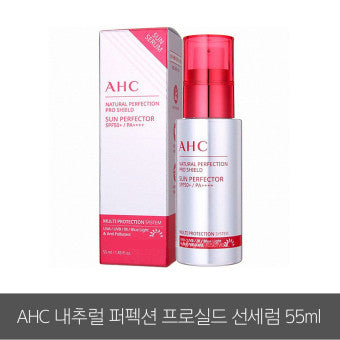 AHC Natural Perfection Pro Shield Sun Perfector Special Set 55ml 1ea + 20ml 2ea.