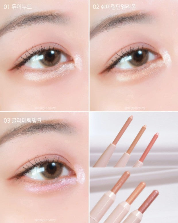 PERIPERA Sugar Twinkle Duo Eye Stick 0.23g+0.55g.