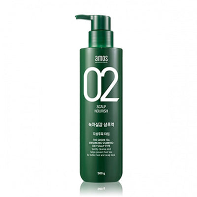 AMOS The Green Tea Shampoo Fresh 500g.