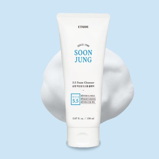 ETUDE HOUSE Soon Jung Ph 5.5 Foam Cleanser 150ml.