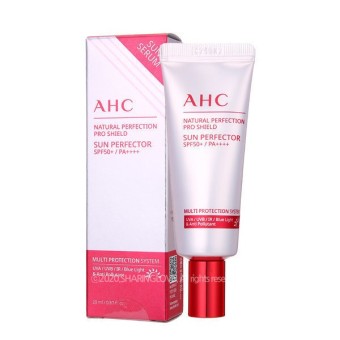 AHC Natural Perfection Pro Shield Sun Perfector Special Set 55ml 1ea + 20ml 2ea.