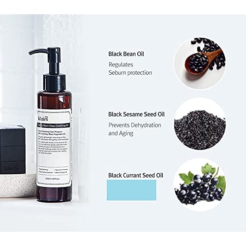 KLAIRS Gentle Black Deep Cleansing Oil 150ml.