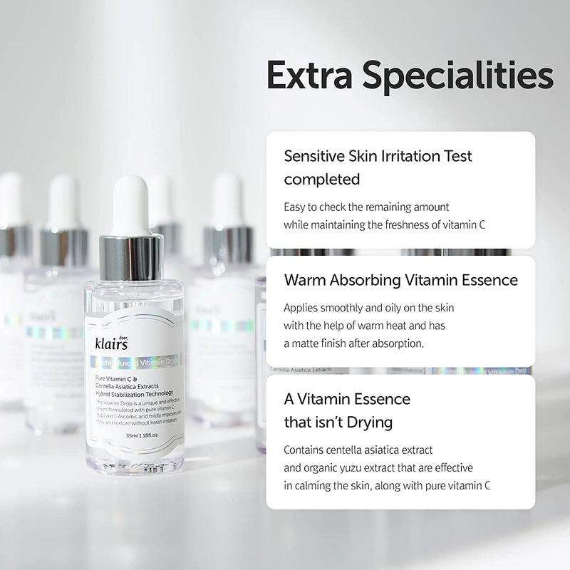 KLAIRS Freshly Juiced Vitamin Drop 5% Pure Vitamin C Serum 35ml.