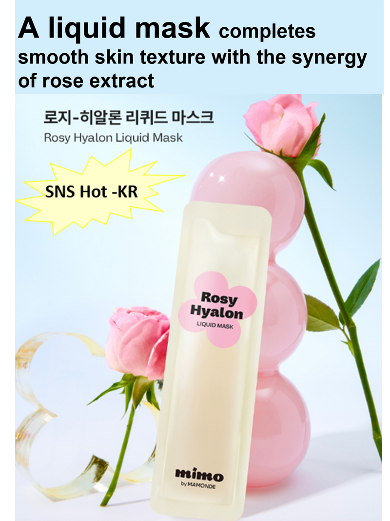 MIMO by MAMONDE Rosy Hyalon Liquid Mask 2 ml * 6Qty (Amore Pacific)