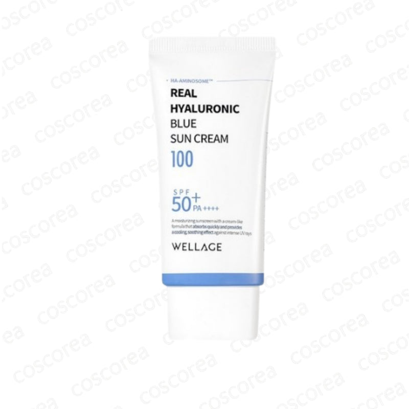 Wellage Real Hyaluronic Blue Sun Cream 50ml