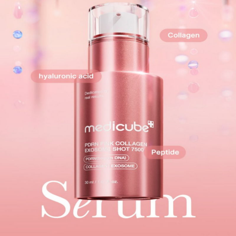 Medicube PDRN Pink Collagen Exosome Shot Ampoule 2000 30ml