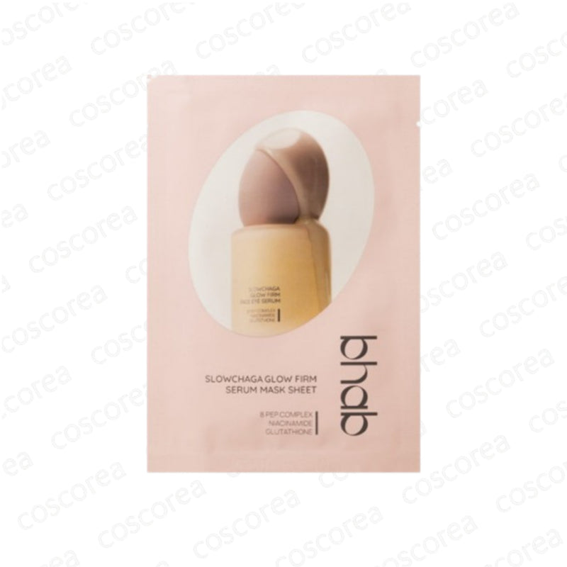 BHAB  SLOWCHAGA Glow Firm Serum Mask Sheet 27ml