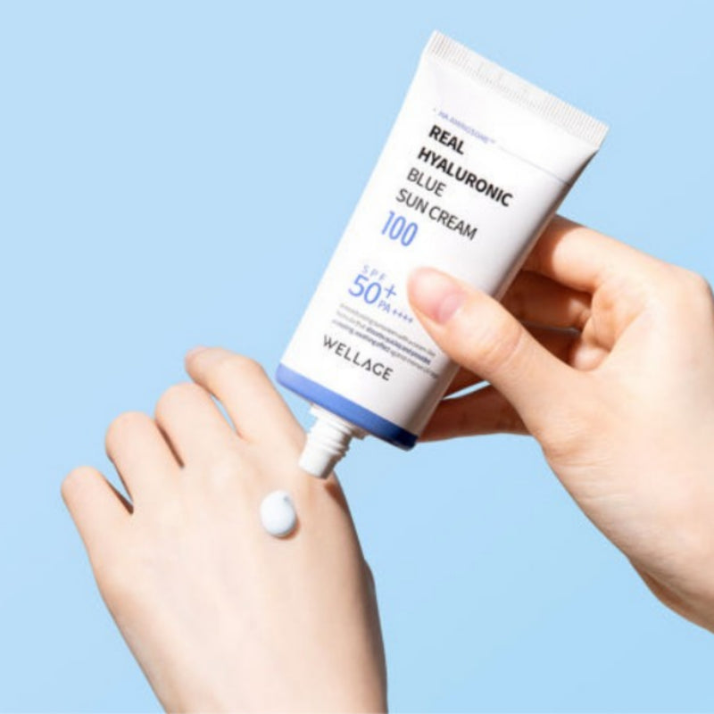 Wellage Real Hyaluronic Blue Sun Cream 50ml