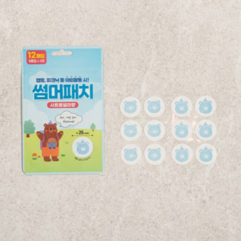 DAISO Citronella Scent Summer Patch 12sheets