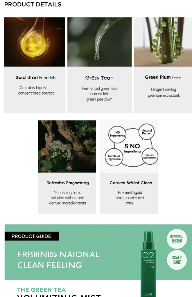 [Renewal] AMOS The Green Tea Volume Mist 140ml