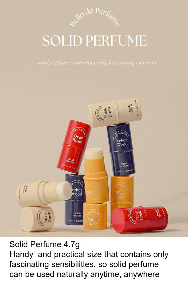 [KR SNS Hot Item] Daily Comma Velo de Perfume Solid Perfume 4.7g _ 2types Set