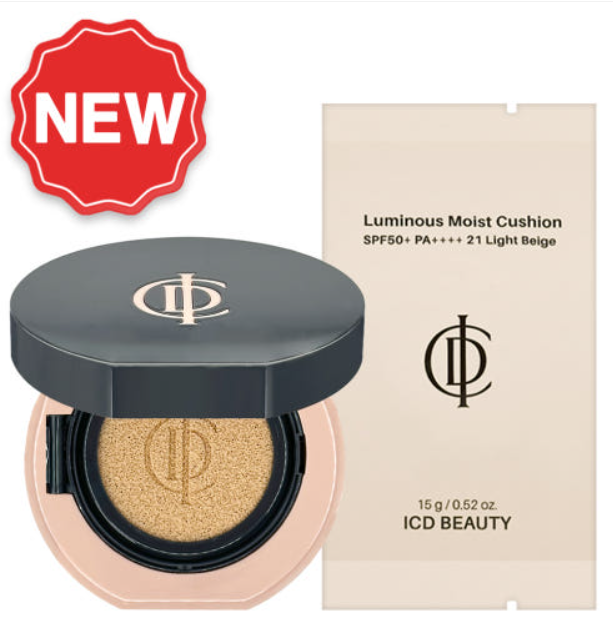 Radiansome 100 Amouple Cushion 13g + 13g(refill) >> ICD Beauty Luminus Moist Cushion 13g x 2ea