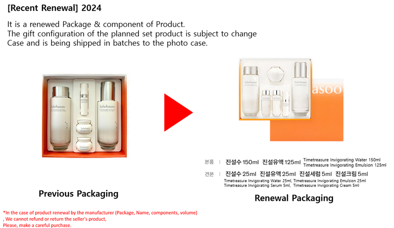 [Renewal] SULWHASOO Timetreasure Invigorating 2 pcs Special Set