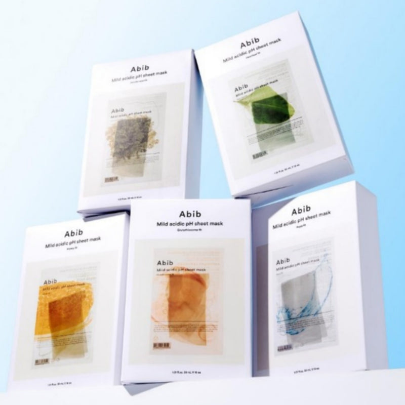 Abib Mild Acidic pH Sheet Mask 10 sheets - 5tyeps