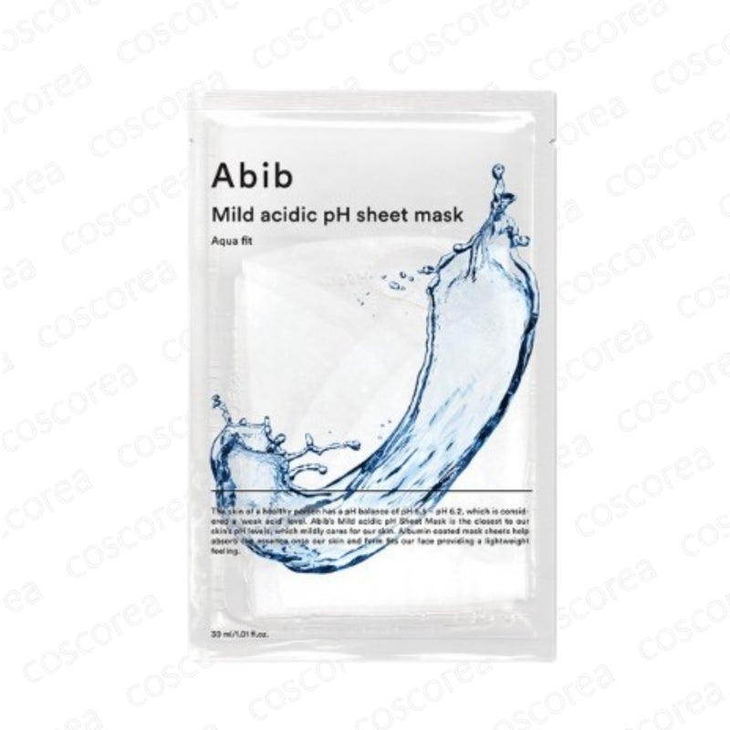 Abib Mild Acidic pH Sheet Mask 10 sheets - 5tyeps