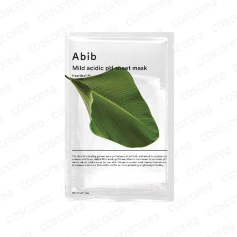 Abib Mild Acidic pH Sheet Mask 10 sheets - 5tyeps
