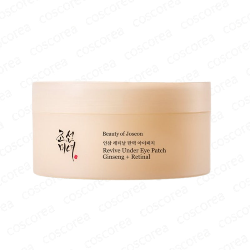 BEAUTY OF JOSEON Ginseng Retinal Firming Eye Patch 60 Sheets