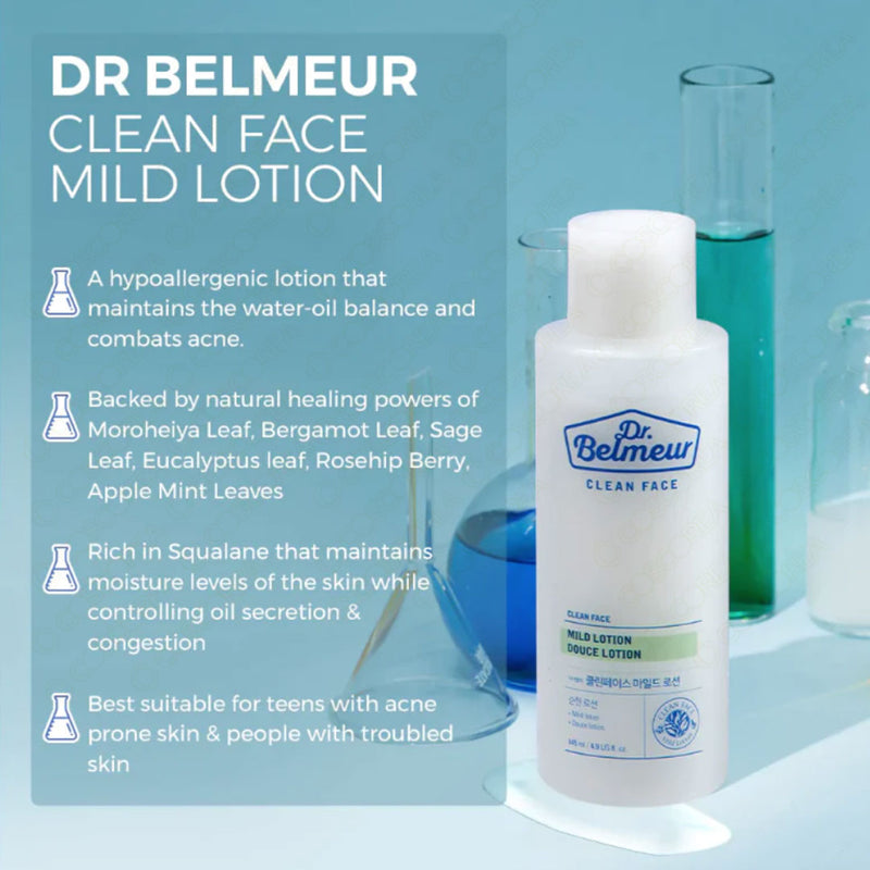 Dr_Belmeur Clean Face Mild Lotion 145ml