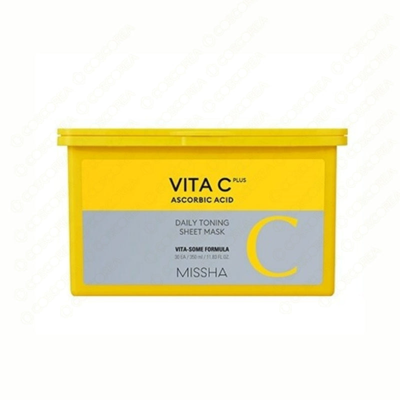 Missha Vita C Plus Daily Toning Sheet Mask 30sheet
