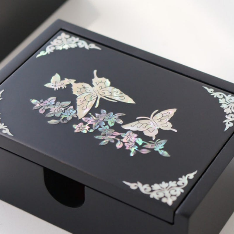 Mother-of-Pearl Lacquerware Special Automatic Card Case
