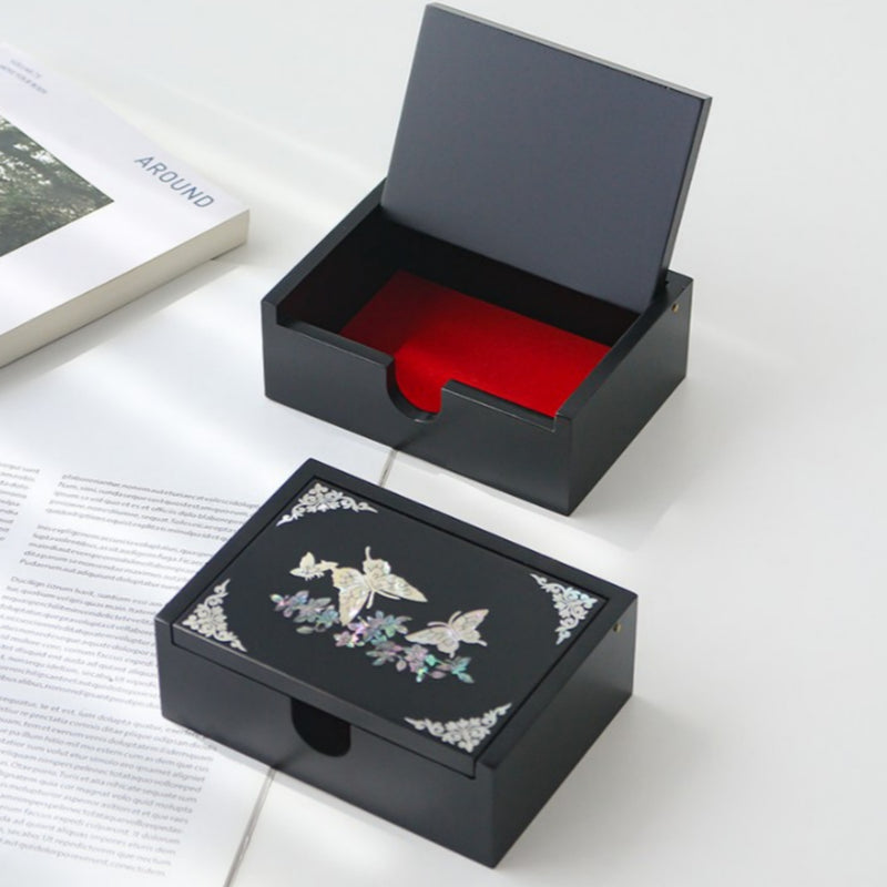 Mother-of-Pearl Lacquerware Special Automatic Card Case