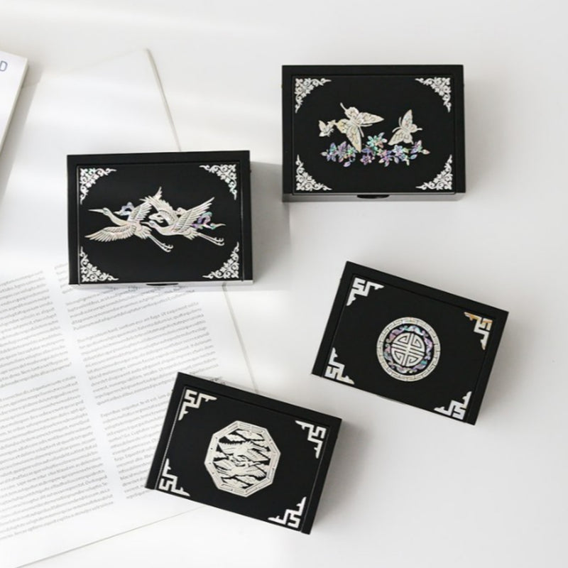 Mother-of-Pearl Lacquerware Special Automatic Card Case