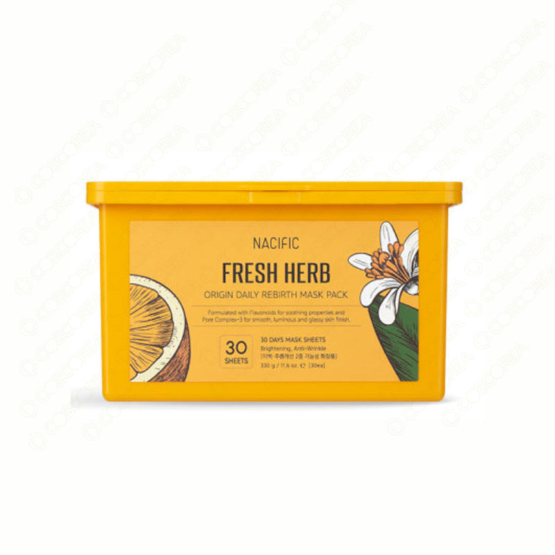 NACIFIC Fresh Herb Origin Daily Revirth Mask Pack 30sheet