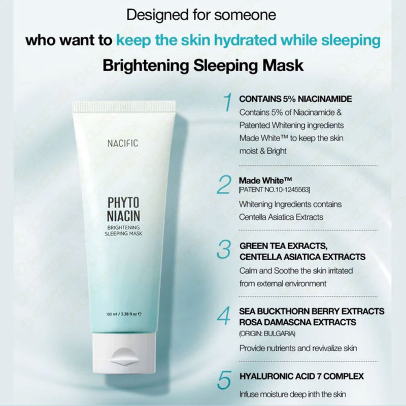 NACIFIC Phyto Niacin Whitening Sleeping Mask 100ml