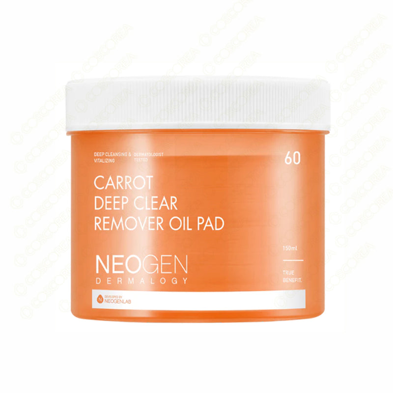 NEOGEN Carrot Deep Clear Remover Oil Pad 60sheet