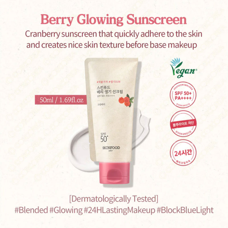 SKINFOOD Berry Glowing Sun Cream 50ml