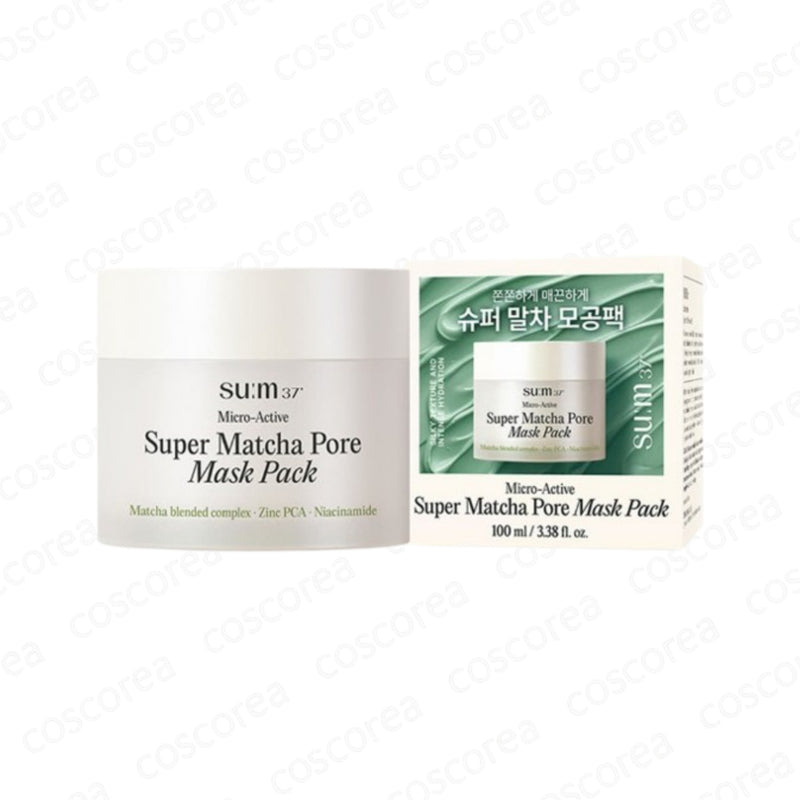 SUM37 Micro-Active Super Matcha Pore Mask 100mL