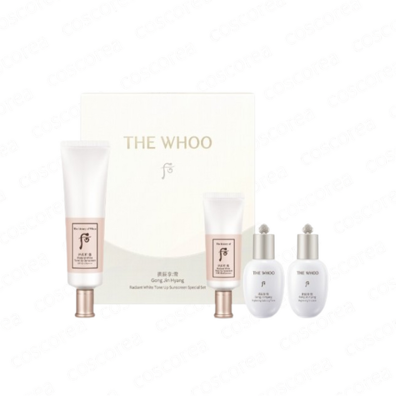 The Whoo Gong Jin Hyang Radiant White Tone Up Sunscreen Special Set