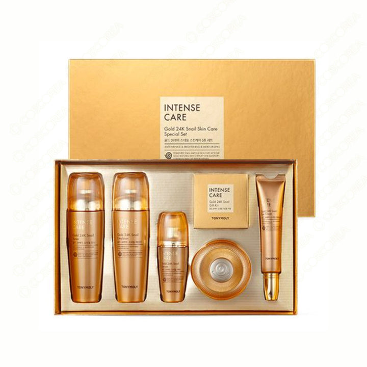 TONYMOLY INTENSE CARE 24K Gold トライアルセット TONYMOLY Intense Care Gold 24K Snail 3 Set