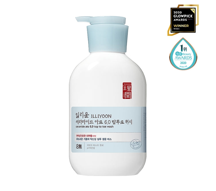 ILLIYOON Ceramide Ato 6.0 Top To Toe Wash 500ml Korean skincare Kbeauty Cosmetics