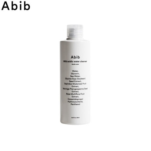 ABIB Mild Acidic Water Cleanser Gentle Water 250ml Korean skincare Kbeauty Cosmetics