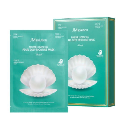 JM Solution Marine Luminous Pearl Deep moisture Mask 10ea Korean skincare Kbeauty Cosmetics