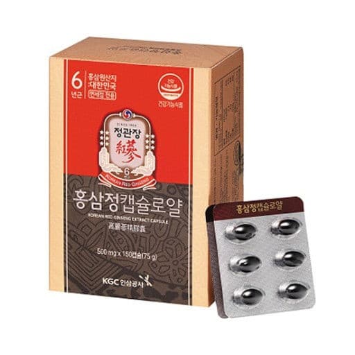CHENG KWAN JANG Korean Red Ginseng Extract 500mg x 300 Capsule.