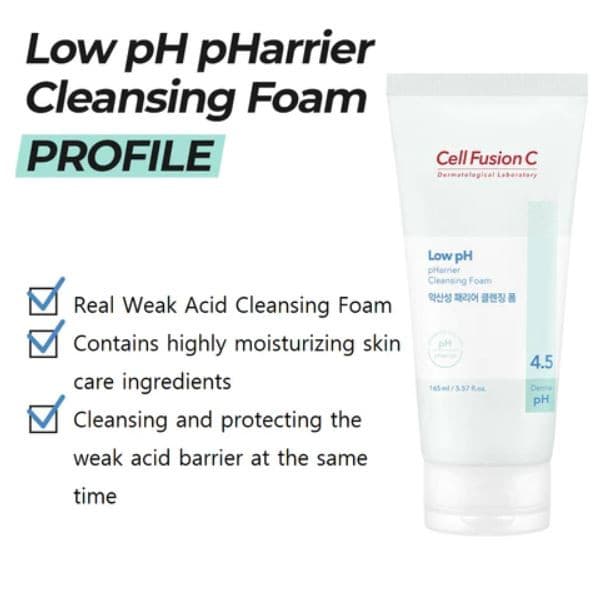 Cell Fusion C Low pH pHarrier Cleansing Foam 165ml.