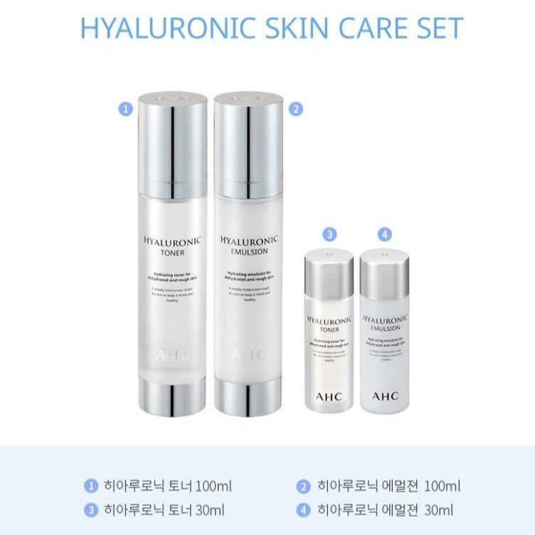 AHC Hyaluronic Skin Care Set 100ml+100ml.