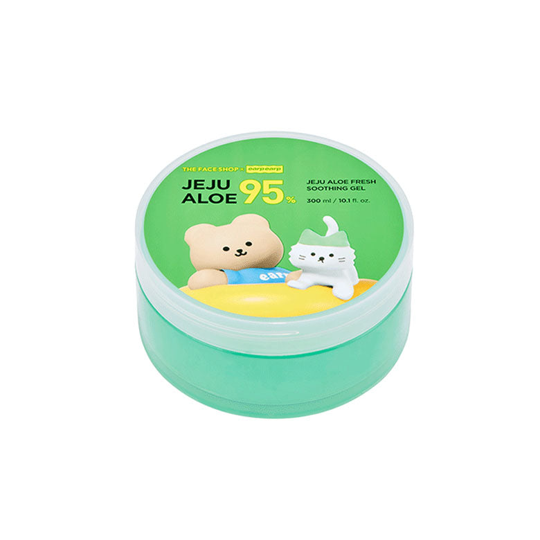 THE FACE SHOP Jeju Aloe Fresh Soothing Gel 300ml [THE FACE SHOP x EARPEARP Summer Edtion].