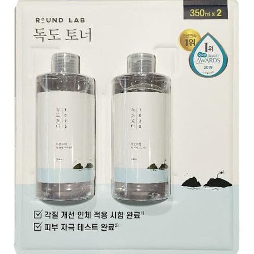 ROUND LAB Dokdo Toner 350ml *2ea Korean skincare Kbeauty Cosmetics