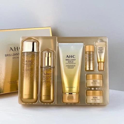 AHC Brilliant Gold Skin Care Set.