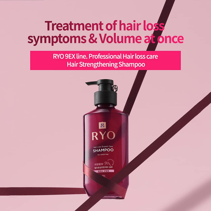 RYO Hair Loss Expert Care Shampoo for Weak Hair 400ml.