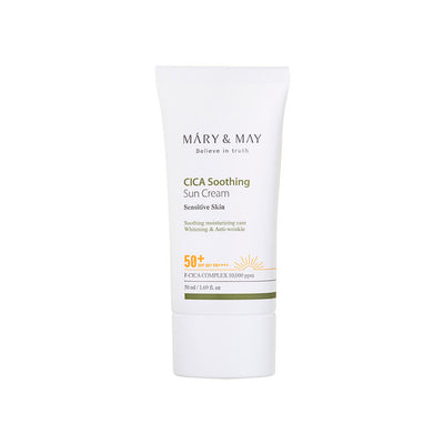 MARY&MAY CICA Soothing Sun Cream SPF50+ PA++++ 50ml.