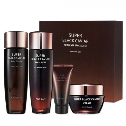 ENPRANI Super Black Caviar Skin Care Set 3 pcs.