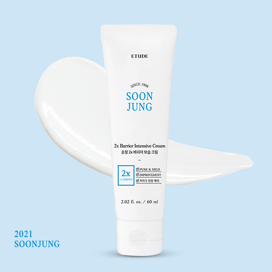 ETUDE HOUSE SoonJung 2x Barrier Intensive Cream 60ml Korean skincare Kbeauty Cosmetics